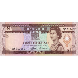Fidji - Pick 76 - 1 dollar - Série C/5 - 1980 - Etat : NEUF