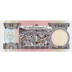 Fidji - Pick 86a - 1 dollar - Série D/9 - 1987 - Etat : NEUF
