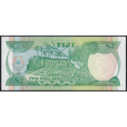 Fidji - Pick 87a - 2 dollars - Série D/10 - 1988 - Etat : NEUF