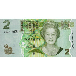 Fidji - Pick 109b - 2 dollars - Série DQ - 2011 - Etat : pr.NEUF