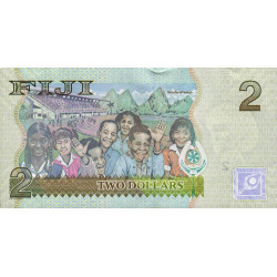 Fidji - Pick 109b - 2 dollars - Série DQ - 2011 - Etat : pr.NEUF