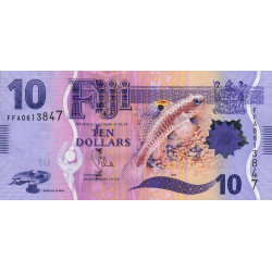 Fidji - Pick 116 - 10 dollars - 2013 - Etat : NEUF