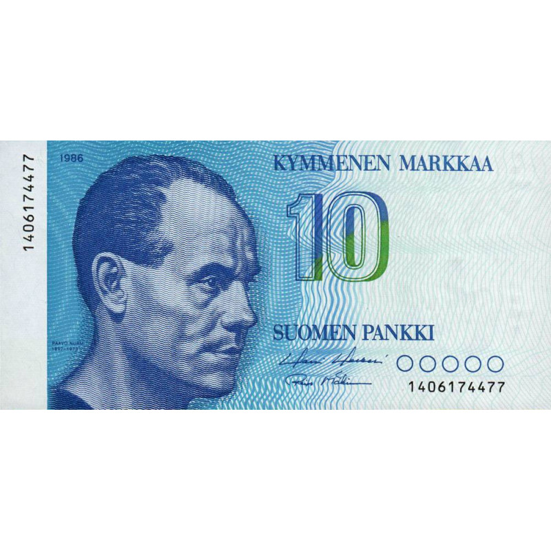 Finlande - Pick 113a_22 - 10 markkaa - 1986 - Etat : NEUF