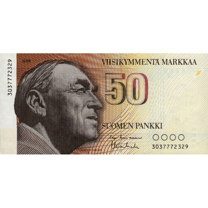 Finlande - Pick 114a_30 - 50 markkaa - 1986 - Etat : NEUF
