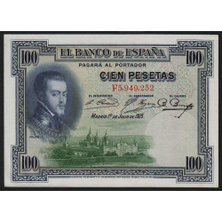 Espagne - Pick 69c - 100 pesetas - 1936 - Série F - Etat : pr.NEUF
