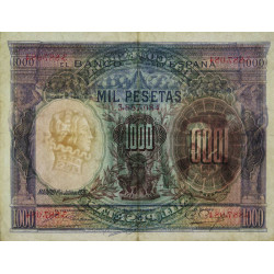 Espagne - Pick 70c - 1'000 pesetas - 1936 - Sans série - Etat : TB+