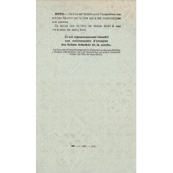 Articles de ménage en fer - 30/09/1948 - Etat : SUP