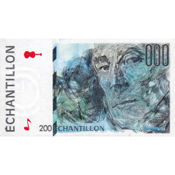 Ravel - Format 200 francs EIFFEL - DIS-05-A-03 - Etat : SUP