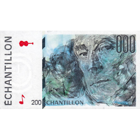 Ravel - Format 200 francs EIFFEL - DIS-05-A-03 - Etat : SUP