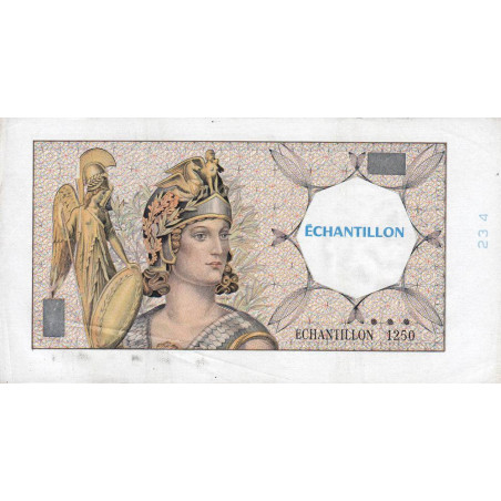 Athena à gauche - Format 200 francs MONTESQUIEU - DIS-03-F-03 variété 3 - Etat : TTB+