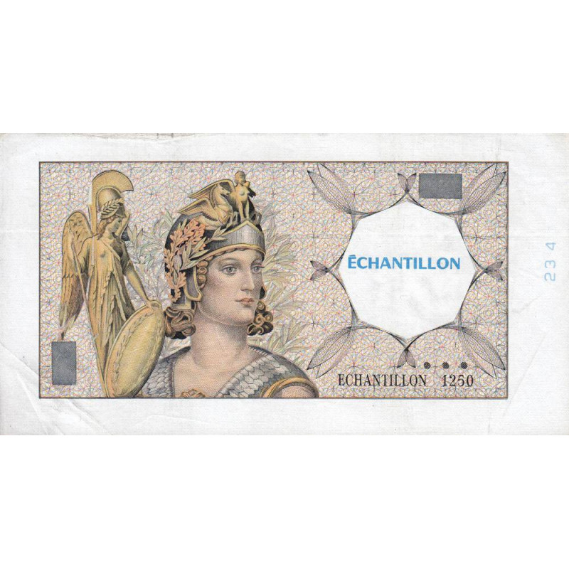 Athena à gauche - Format 200 francs MONTESQUIEU - DIS-03-F-03 variété 3 - Etat : TTB