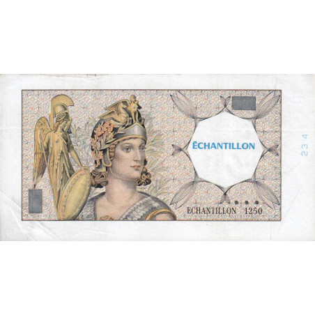 Athena à gauche - Format 200 francs MONTESQUIEU - DIS-03-F-03 variété 3 - Etat : TTB