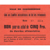 11 - Carcassonne - Aide aux familles nécessiteuses - 5 francs - 1960 -Etat : NEUF