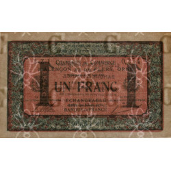 Alençon & Flers (Orne) - Pirot 6-34 - 1 franc - Série 3Z1 - 10/08/1915 - Etat : TTB