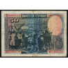 Espagne - Pick 75c - 50 pesetas - 15/08/1928 (1936) - Série B - Etat : TB