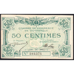 Dunkerque - Pirot 54-1 - 50 centimes - Sans date - Etat : TTB