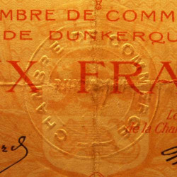 Dunkerque - Pirot 54-9 - 2 francs - Sans date - Etat : TTB-