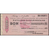54 - Nancy - Union des Coopérateurs de Lorraine - Bon - 75 francs - 1939 - Etat : SUP