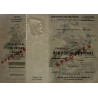 Bon postal de voyage - 1948 - Spécimen - Etat : SPL