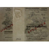 Bon postal de voyage - 1948 - Spécimen - Etat : SPL