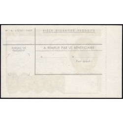 Chèque postal de voyage - 200 francs - 1965 - Spécimen - Etat : SPL