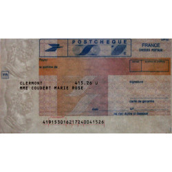 Postchèque - Clermont-Ferrand - 1984 - Etat : SPL