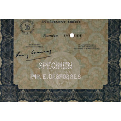 93 - Romainville - L'Indus. Elec. Seine - 50 NF - 1962 - Spécimen - SUP+