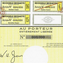 95 - Bezons - Reichhold Beckacite - 50 NF - 1962 - Spécimen - SUP+