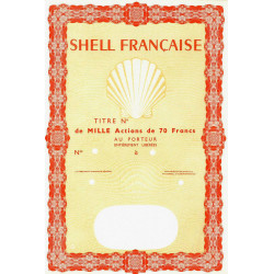 Shell Française - 70'000 francs - 1964 - Spécimen - SUP+