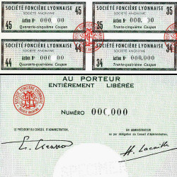 Soc. Foncière Lyonnaise - 50 francs - 1964 - Spécimen - SUP+