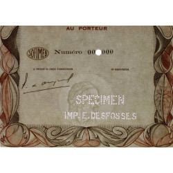 18 - Chârost - Sofimeb - 100 NF - 1962 - Spécimen - SUP+
