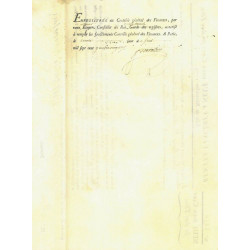 Paris - Louis XVI - Emprunt royal de 1779 - 9% sur 2 têtes - Etat : SUP