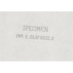 93 - La Courneuve - Imprimerie Desfossés - 1962 - Spécimen - SUP+