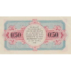Annecy - Pirot 10-7 - 50 centimes - Série 313 - 26/04/1916 - Etat : SPL