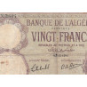 Algérie - Pick 78c_2 - 20 francs - Série N.3604 - 19/12/1941 - Etat : TB-