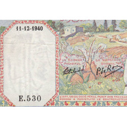 Algérie - Pick 84_2 - 50 francs - Série E.530 - 11/12/1940 - Etat : TTB