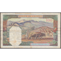 Algérie - Pick 85_1 - 100 francs - Série U.313 - 30/07/1940 - Etat : TB+