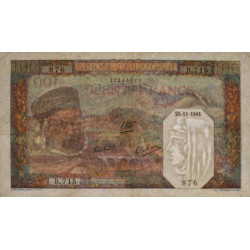 Algérie - Pick 85_1 - 100 francs - Série R.715 - 25/11/1941 - Etat : SUP