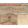 Algérie - Pick 85_2 - 100 francs - Série J.2465 - 19/07/1945 - Etat : B