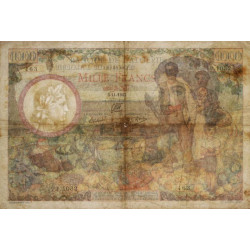 Algérie - Pick 86 - 1'000 francs - Série P.1032 - 03/11/1942 - Etat : TB+
