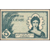 Algérie - Pick 91 - 5 francs - Série Q.175 - 16/11/1942 - Etat : TTB