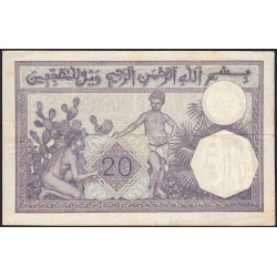 Algérie - Pick 78b - 20 francs - Série F.2887 - 05/01/1929 - Etat : TTB-