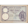 Algérie - Pick 78b - 20 francs - Série E.2900 - 21/01/1929 - Etat : TTB+