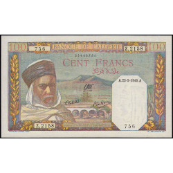 Algérie - Pick 85_2 - 100 francs - Série Z.2158 - 23/05/1945 - Etat : pr.NEUF
