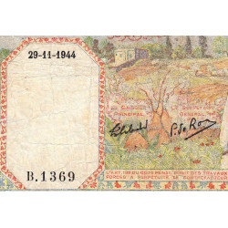 Algérie - Pick 87 - 50 francs - 29/11/1944 - Etat : B+