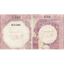 Algérie - Pick 95 - 500 francs - Série N.340 - 15/09/1944 - Etat : B+