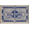 Algérie - Pick 98b - 1 franc - Série E - 31/01/1944 - Etat : TTB+