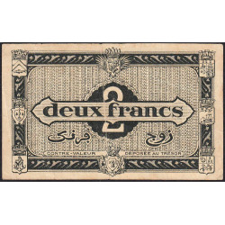 Algérie - Pick 99b - 2 francs - Série D - 31/01/1944 - Etat : TB+