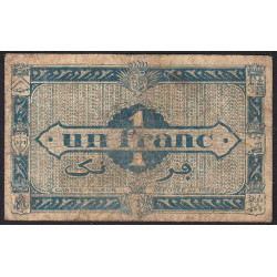Algérie - Pick 101 - 1 franc - Série H2 - 31/01/1944 - Etat : B