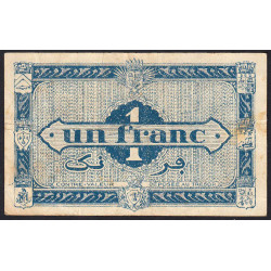 Algérie - Pick 101 - 1 franc - Série H2 - 31/01/1944 - Etat : TTB-